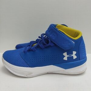 Under Armour Get B Zee Color Blue Basketball Shoes Sneakers Size 5Y, Use…